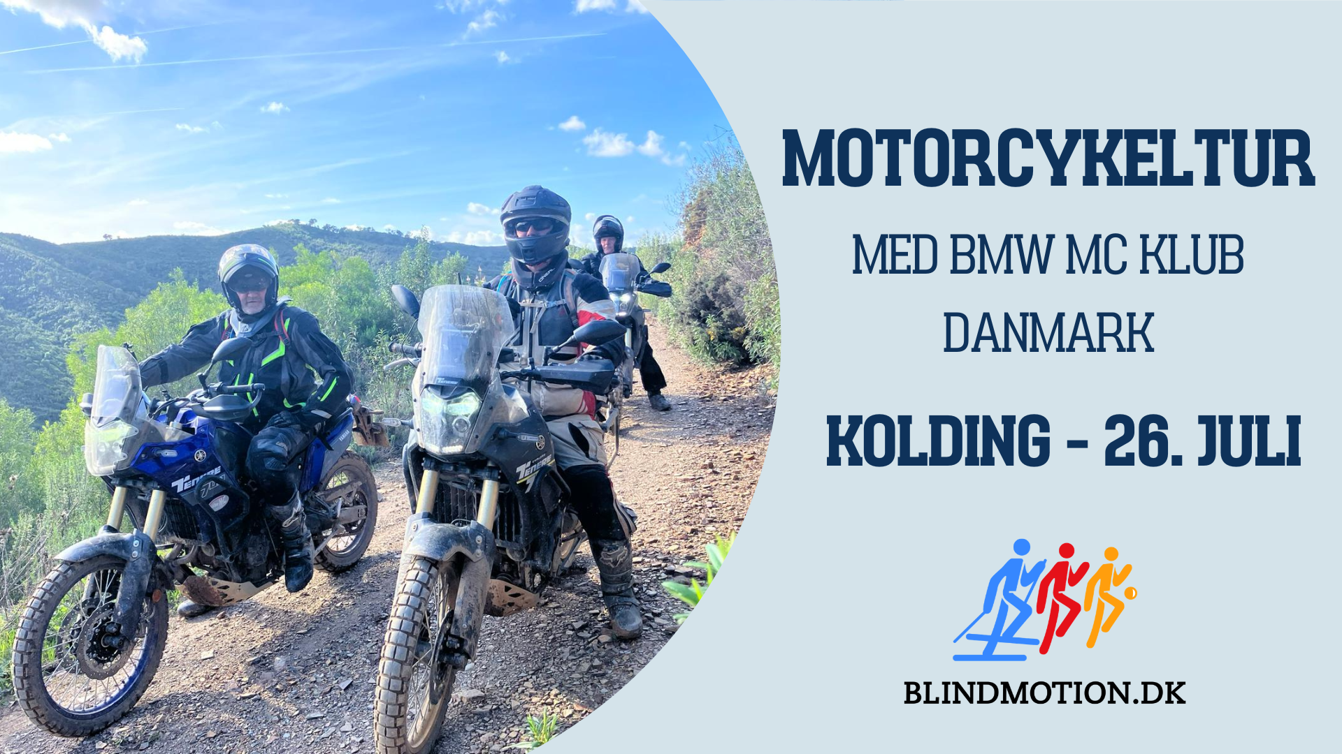 To mænd på motorcykler